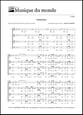 Sangena SATB choral sheet music cover